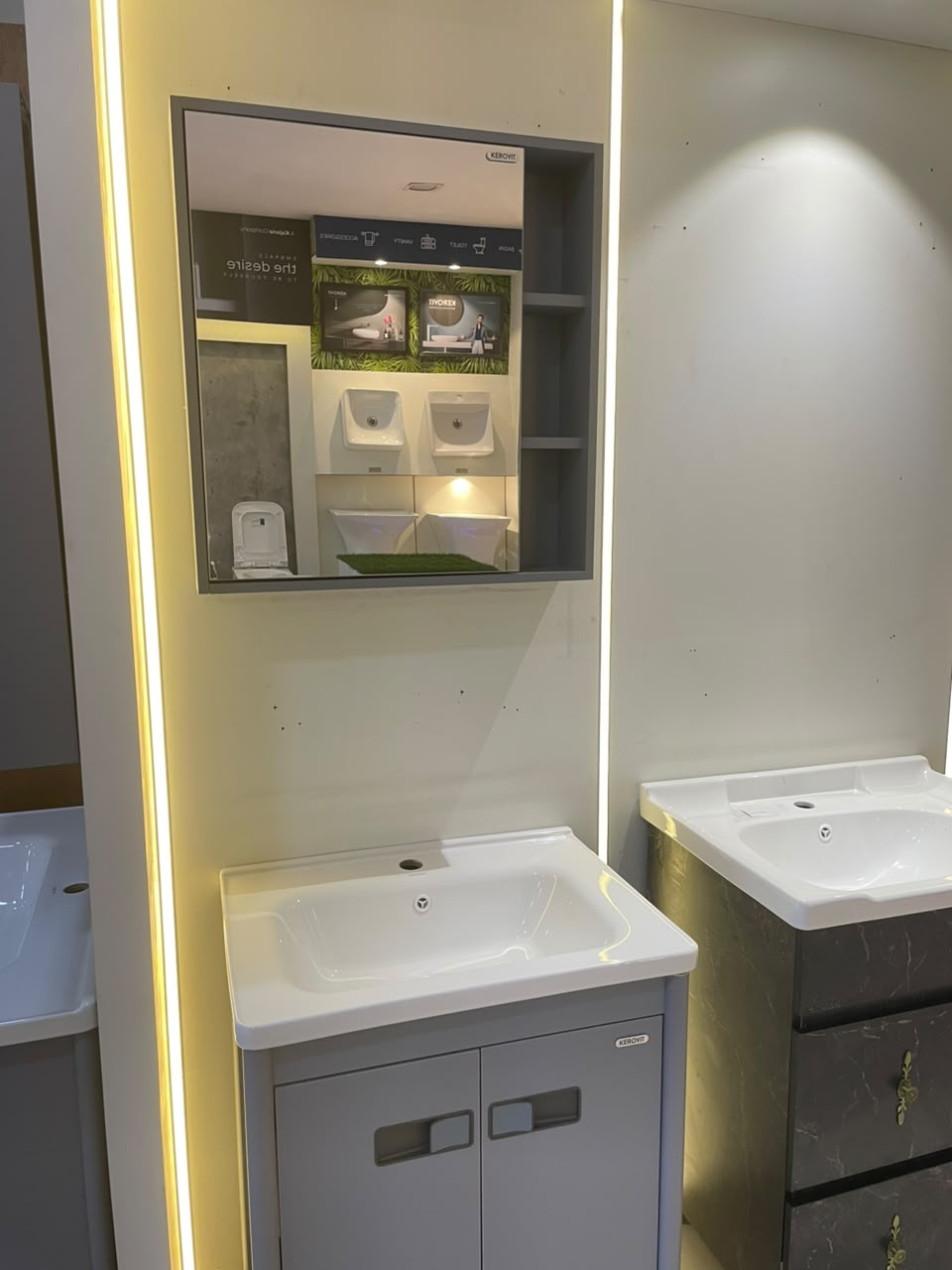 Bathroom vanity and basin showroom display 8