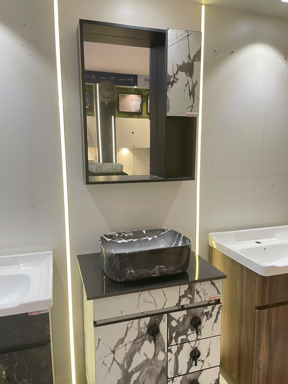 Bathroom vanity and basin showroom display 9
